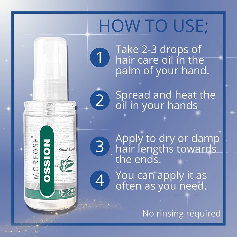 Morfose Ossion Crystal Repair Shine Effect Hair Serum 100 ml