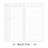 xingtingyu Undated Pocket Weekly Planner Schedule Organizer Agenda Year Month