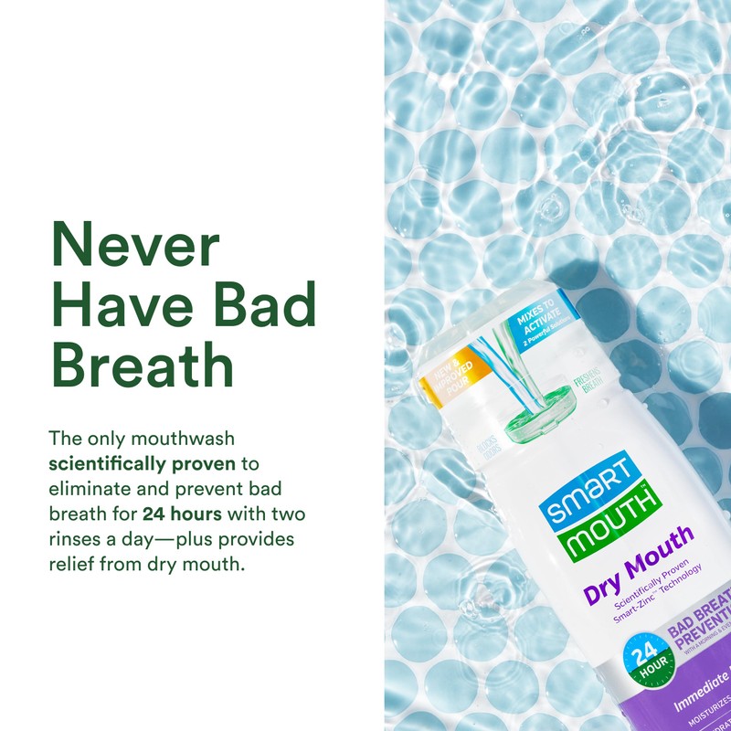 SmartMouth Activated Dry Mouth Mouthwash, Dry Mouth and Bad Breath