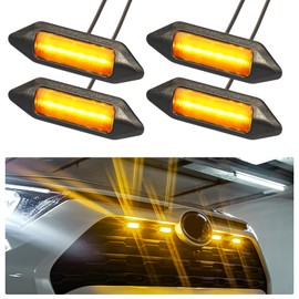 LED Grille Lights for 2019-2024 Toyota RAV4 Grille Lights Front Grill Light for RAV4 Accessories 2022 2021 2020 2023