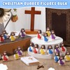 Halloscume 24 Pcs 48 Pack Little Jesus Figures Slow Rising