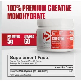 Creatina Dymatize Creapure 300gr/60 Serv Sin Sabor