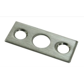 Del Sp7fbr15 Us15 Brass Strike Plate For 7 In Flushbolt