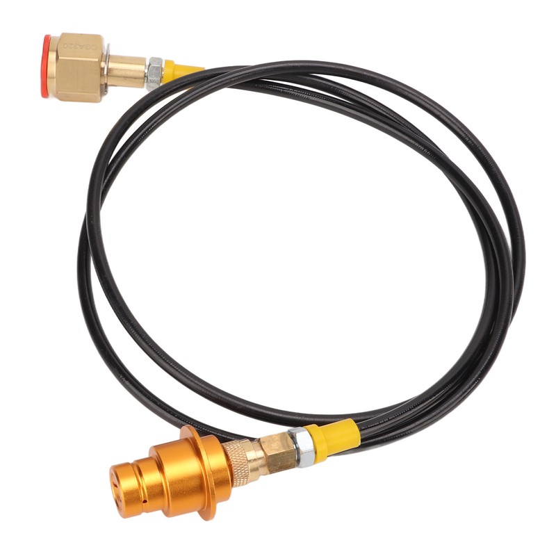 CO2 Tank Adapter Hose 60 Inch Brass ABS Soda Machine