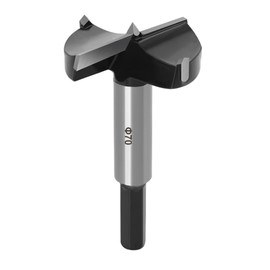 ASNOMY 70mm Forstner Drill Bit, Carbide Tipped Forstner Bit for Hard Wood, Wood Drilling Hole Saw Set Woodworking Hinge Cutter Tool Kits for Wood Plastic Plywood