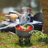 Udbrud Camping Cookware Set, Portable Camping Crockery Set, Ultralight Camping
