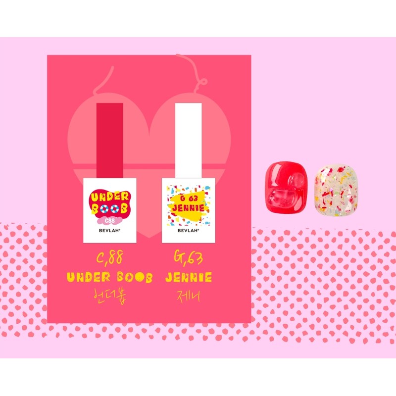 classic nail Bibla Bikini Bottom Glitter Gel + 30 parts