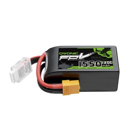 OVONIC 14.8V 120C 1550mAh 4S Lipo Battery