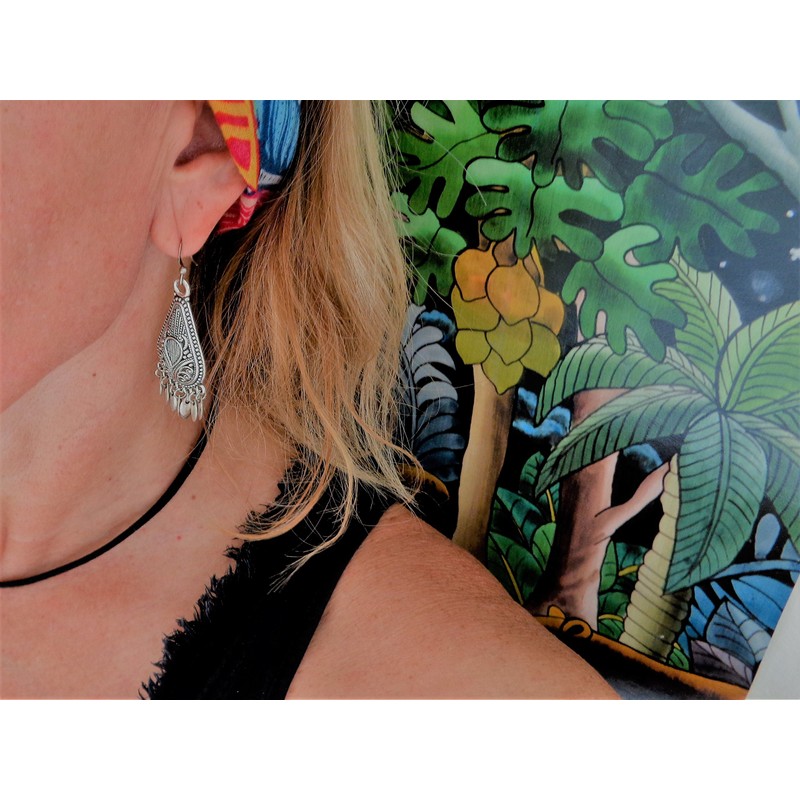 ✿ CHANDELIER GYPSY TRIBAL BOHO EARRINGS ✿