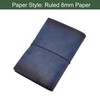 YOKIVE PU Leather Journal, 1 Pcs A6 Refillable Notebook Lined