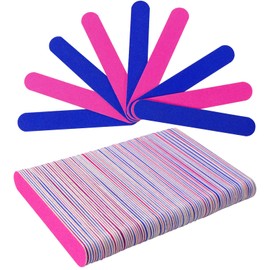 Hanyousheng Mini Nail Files 100 Pcs Disposable Double Sided Nail File, Mini Nail Files Double Sided 180/240 Grit Professional Nail Files for Home Manicure and Salon