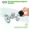 10L0L Golf Cart Bugle Horn, Retro Chrome Snail Air Horn