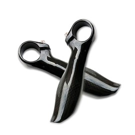 RXL SL Bicycle Handlebar Ends 22.2 mm MTB Handlebar End Carbon Bicycle Bar Ends 3K Glossy Bicycle Handlebar