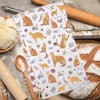 MYSOMY Orange Tabby Cat Kitchen Towels Orange Tabby Cat Gift