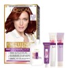 L'Oréal Paris Excellence Duo Cream Shared Gray Hair Dye, 5.35 Light Warm Brown, 1 Piece / 로레알파리 엑셀랑스 듀오크림 나눠쓰는 새치염색 염모제, 5.35 라이트웜브라운, 1개