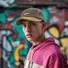 Clakllie Flat Brim Embroider Baseball Cap for Men Women Cotton