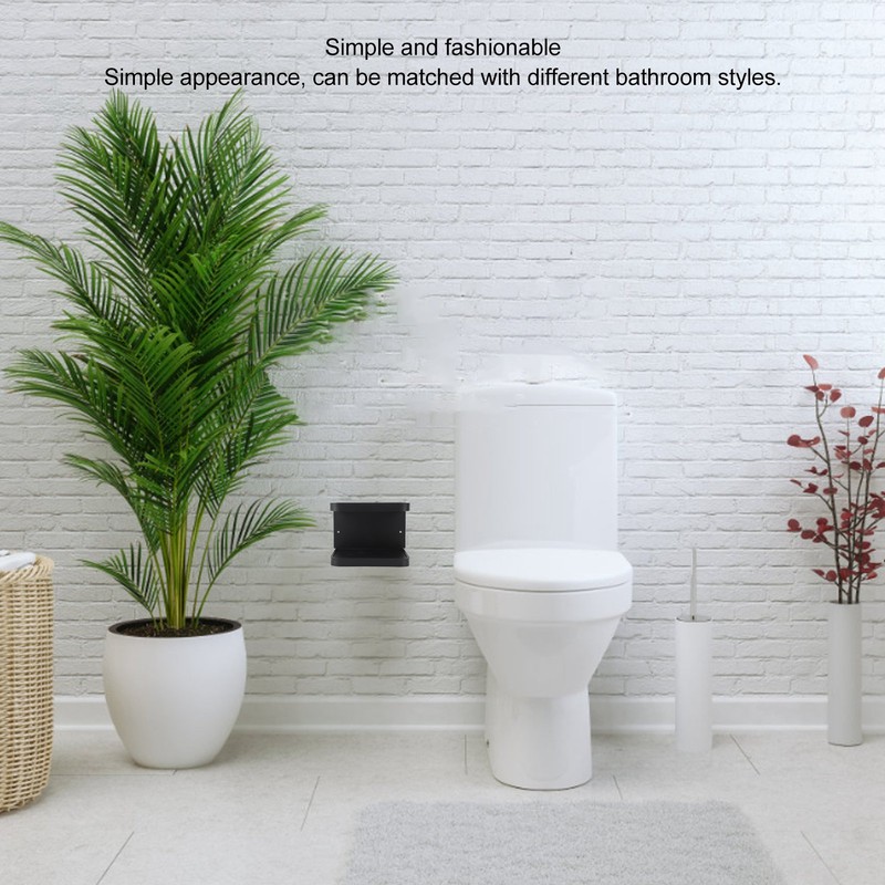 Toilet Paper Shelf Wall Mounted Rustproof Aluminum Toilet Paper Roll