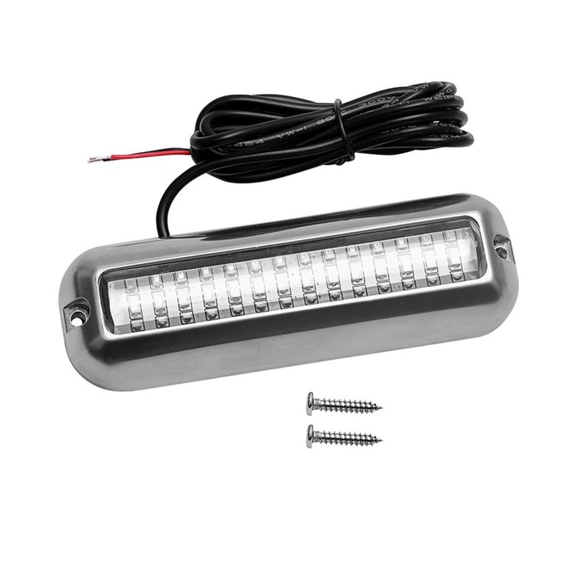 2pcs IP68 Waterproof Underwater Light Stainless Steel Ship Beam Light