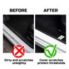 QianJiang 4Pcs Car Door Sill Protector for Dodge Charger Challenger