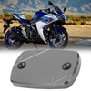 Front Brake Fluid Reservoir Cover Cap Replacement for Yamaha YZF-R3/YZF-R25/MT-03/MT-25(Black