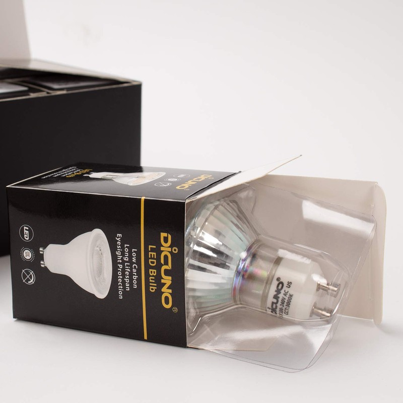 DiCUNO GU10 LED Bulbs 5W Warm White 3000K, 500lm, 120