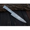 Jayger Handmade Kitchen Knife Blade | Damascus Steel | Heat