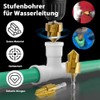 Treki Pack of 3 Water Pipe Step Drill PPR Pipe