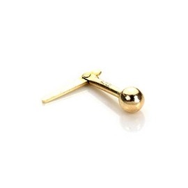 jewellerybox 9ct Yellow Gold Andralok 2.5mm Bead Nose Stud Pin