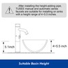 TUSEE Height Adding Pipe for Faucet, Elevating Pipe for TUSEE