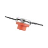 Walfront Multifunctional Spiral Chain Trimmer Head Replacement Head Garden Lawn