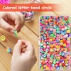 300 Pieces Colorful Clay Bracelet Bead Making Kits