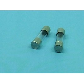 POPESQ® 2 Stück Glassicherung 20 mm x 5 mm 0,2 A 250 V AC langsam #A5118