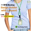 Specialist ID Heavy Duty Lanyard and Identity Stronghold 2-Card RFID