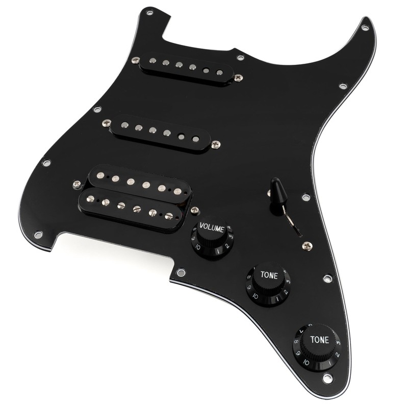 Musiclily Pro-SE ST-HSS-60SE Pre-wired Pickguard with Alnico 5 Pickups 5-Way