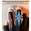WHCOOL Arthritis Compression Gloves with Finger Support, deep black, L