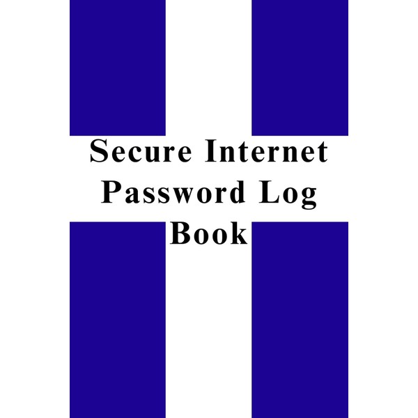 Secure Internet Password Log Book: Small Personal Data Organizer to