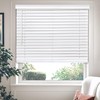 Chicology Cordless Faux wood blinds Best for Kids, Inside Mount,