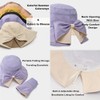 Womens UPF 50+ Sun Hat Bow Design Wide Brim Foldable