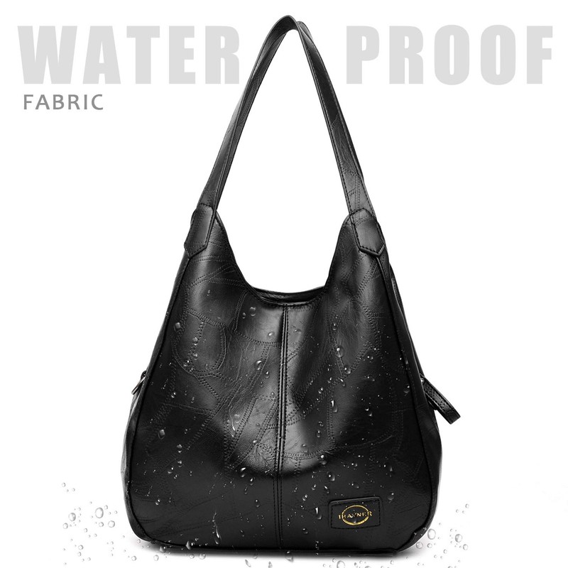 I IHAYNER Soft Vegan Leather Bags Large Capacity Handbag Multiple