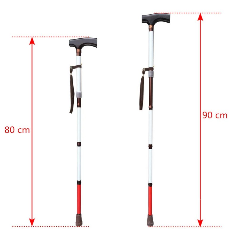 Adjustable Folding Support Walking Cane for The Blind 31.5 inch