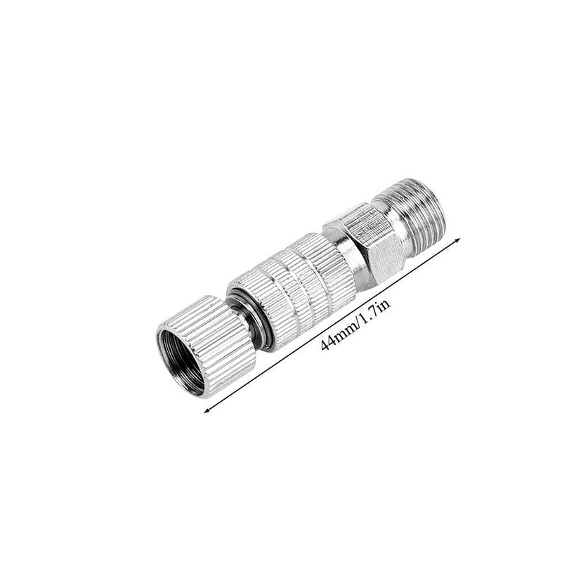 Airbrush Quick Disconnect Coupler Release Fitting Adapter, 1/8" M-F Air