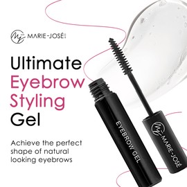 Marie-José Clear Eyebrow Gel – Waterproof Brow Styling for All-Day Hold • Clear Brow Gel - Brow Lamination Effect - Smudge-Proof & Flake-Free
