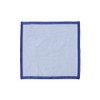 Beamswef Graziina Men's Handkerchief Handkerchief Graph Check Handkerchief, BLUE/C