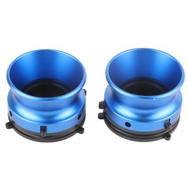 1 Pair NAB Hub Adapters Professional Polished Aluminum Alloy 10 Inch Opener for Studer ReVox for Akai for Teac Blue