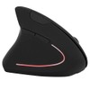 HEITIGN Ratón Vertical Inalámbrico Óptico para Zurdos Negro 2000dpi USB