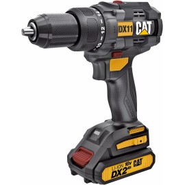 Cat® 18V 1 FOR ALL 1/2" Cordless Drill/Driver with Brushless Motor,2 Batteries