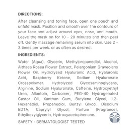 Nu Skin Ultimate Mask Waterfull - Botanical Eucalyptus Microfiber Hydration, Transparent Face Mask | Adhesive Skin Care Mask, Maximum Moisturization, Mask for Soft, Supple Skin (8 masks)