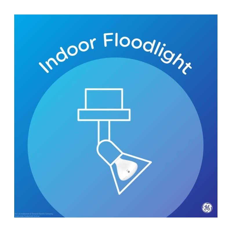 GE Lighting Relax LED Indoor Floodlight Bulb, 8 Watts (65