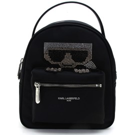 KARL LAGERFELD PARIS Women's Handbags AMOUR BACKPACK,BLK/STN,1 SZ
