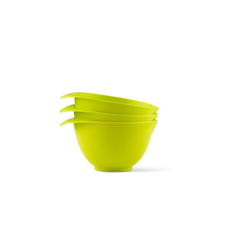 WePrep Mixing Bowl with spout and Handle | Green Set